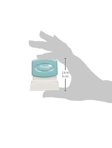 Xstamper 1333 for Deposit ONLY, Pre Inked Laser Engraved Rubber Stamp, Blue Ink, Impression Size: 1/2"" x 1-5/8"" - Image 3